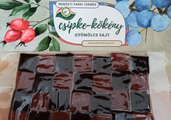 Csipkebogyó-kökény gyümölcssajt