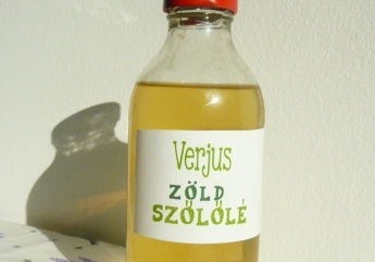 Verjus Zöld (éretlen) szőlő leve