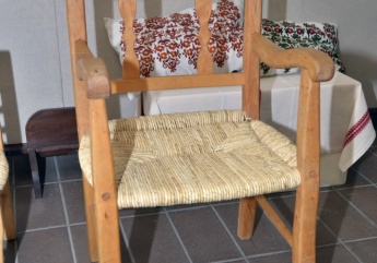 Sással fonott felnőtt szék